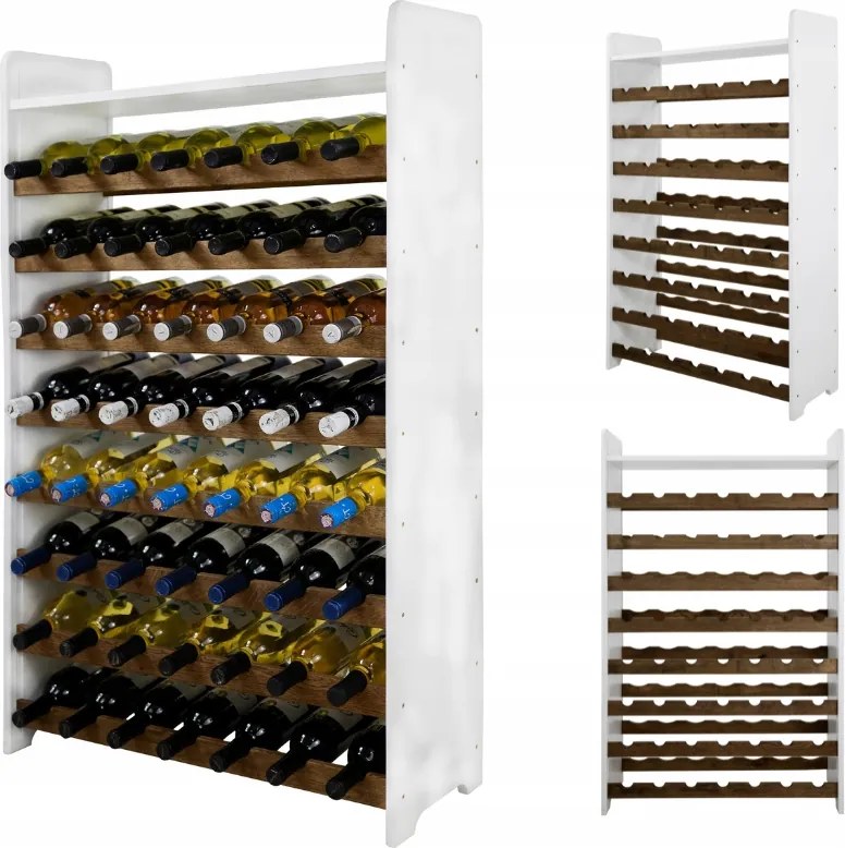 Bortartó állvány tölgyfa bortartó állvány fa palacktartó állvány 56cipő Tölgy