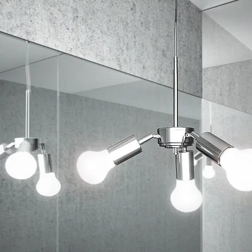 RENDL TRIX függesztő készlet króm 230V LED E27 3x15W