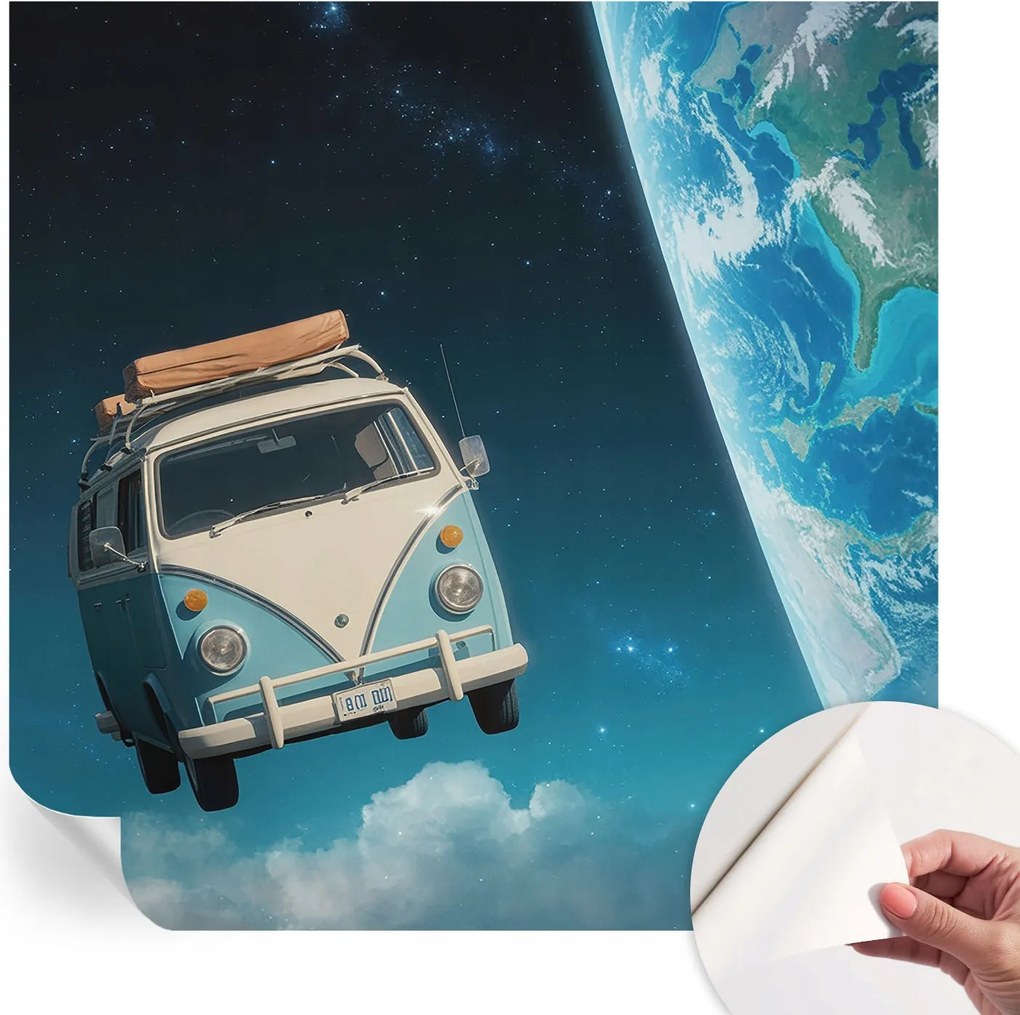 Öntapadós Dekoratív Fotótapéta Hálószobába Utazás Űr 250x250 cm