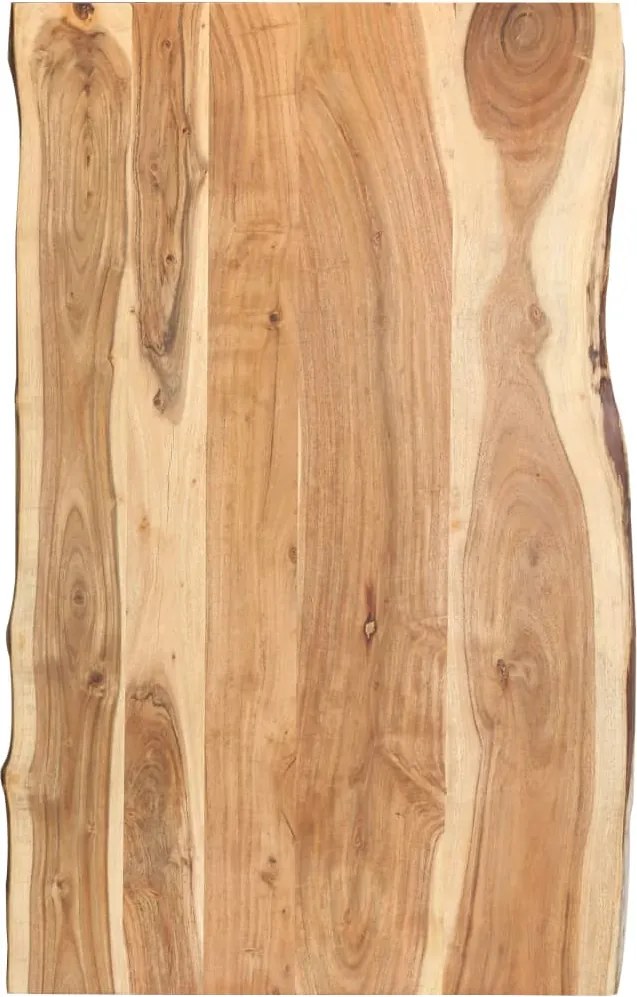 vidaXL tömör akácfa asztallap 100 x (50-60) x 3,8 cm