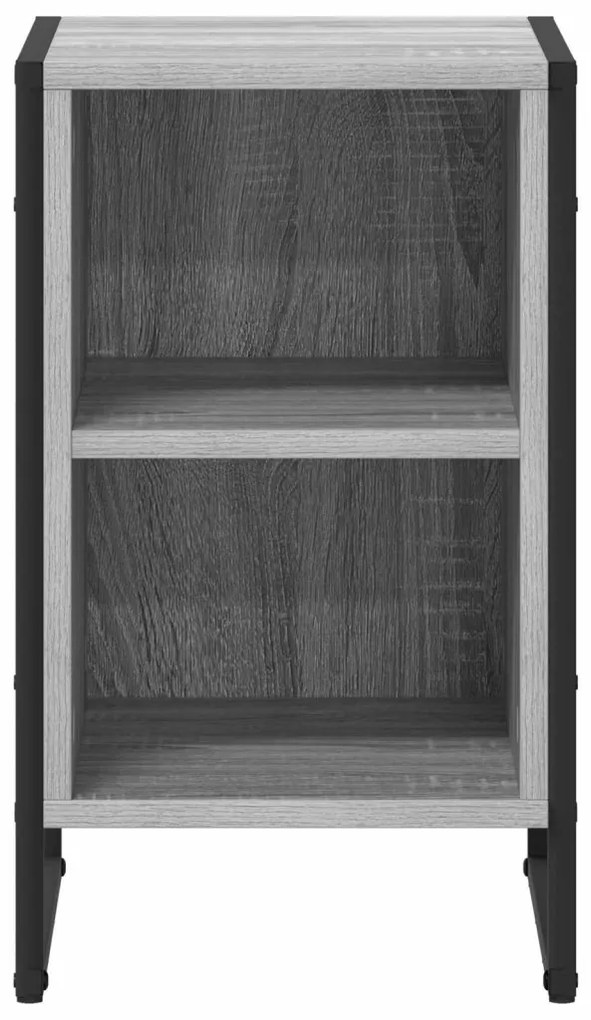 Éjjeli asztal 2 pcs Szürke Sonoma 39.5 x 30 x 50 cm Faanyag