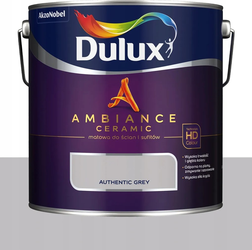 Dulux kerámia falfesték Ambiance Ceramic Authentic Grey 2,5L