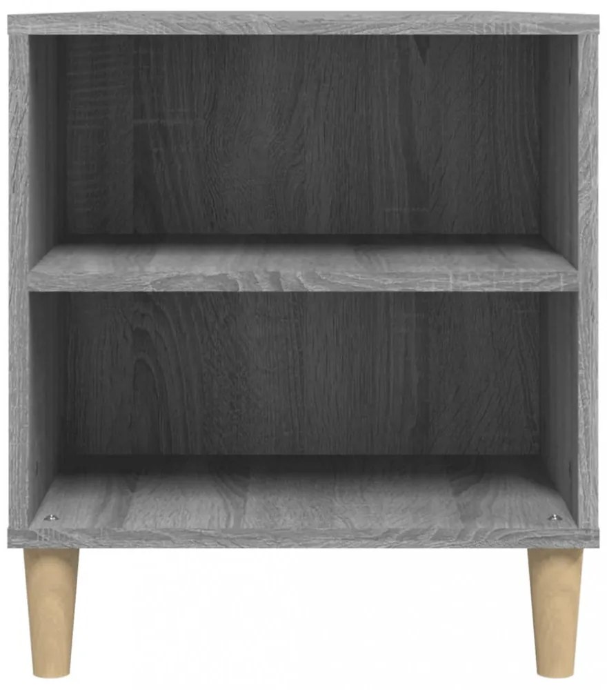 szürke sonoma színű szerelt fa TV-szekrény 102x44,5x50 cm