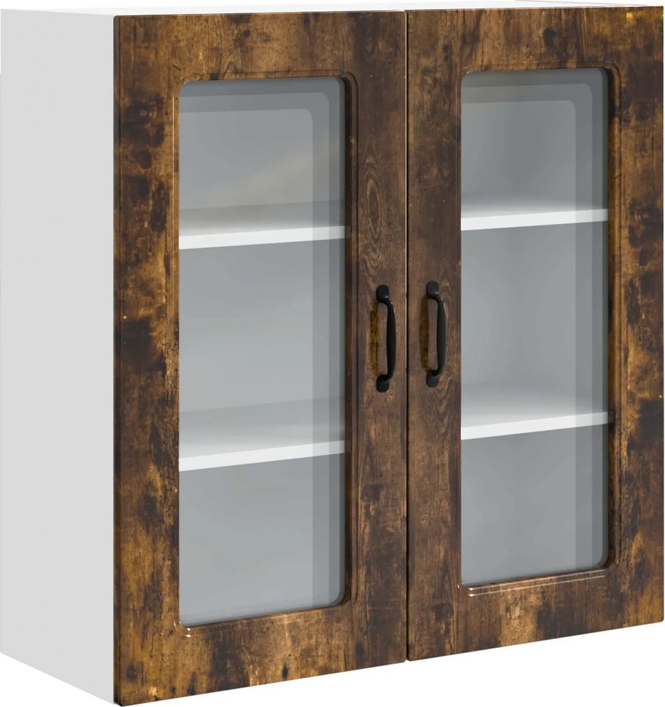 vidaXL Konyhaszekrény Kalmar Füstölt tölgy 80 x 31 x 80 cm Faanyag