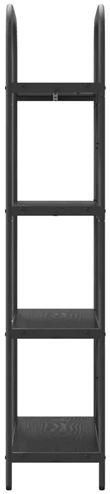 Könyvespolc Musta tammi 60 x 30 x 146 cm Faanyag