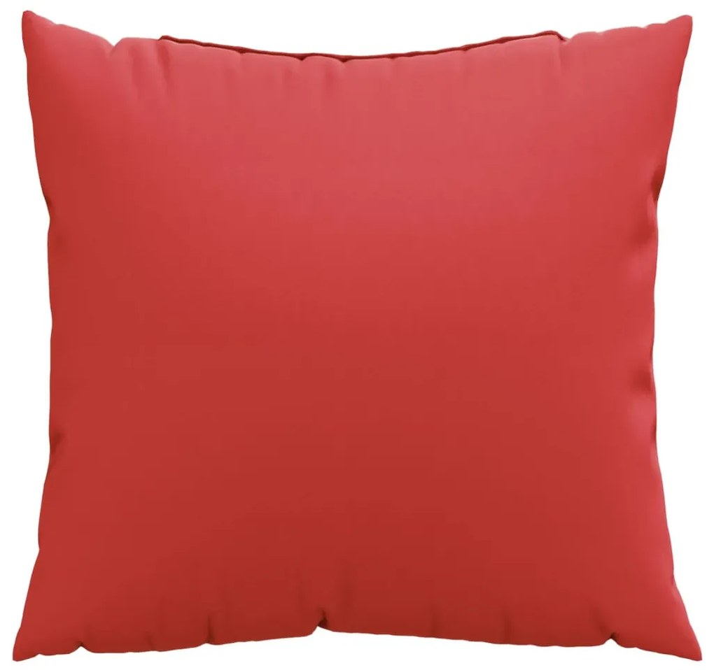 4 db piros szövet kanapépárna 50 x 50 cm