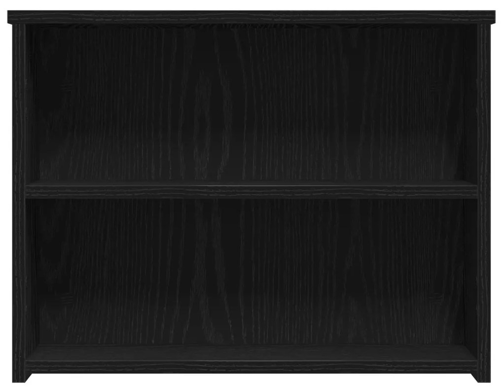 Dohányzóasztal Fekete tölgy 102x55x42 cm Mérnöki fa