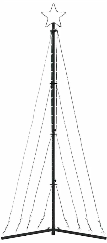 meleg fehér LED karácsonyfa 339 LED 187 cm