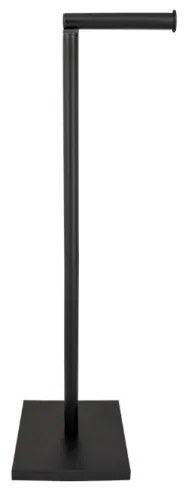 AWD Fekete WC papír tartó állvány