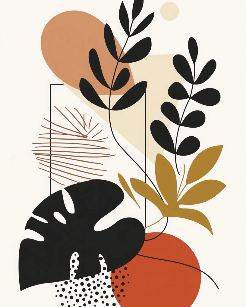 Poszter 40x50cm Függő levél