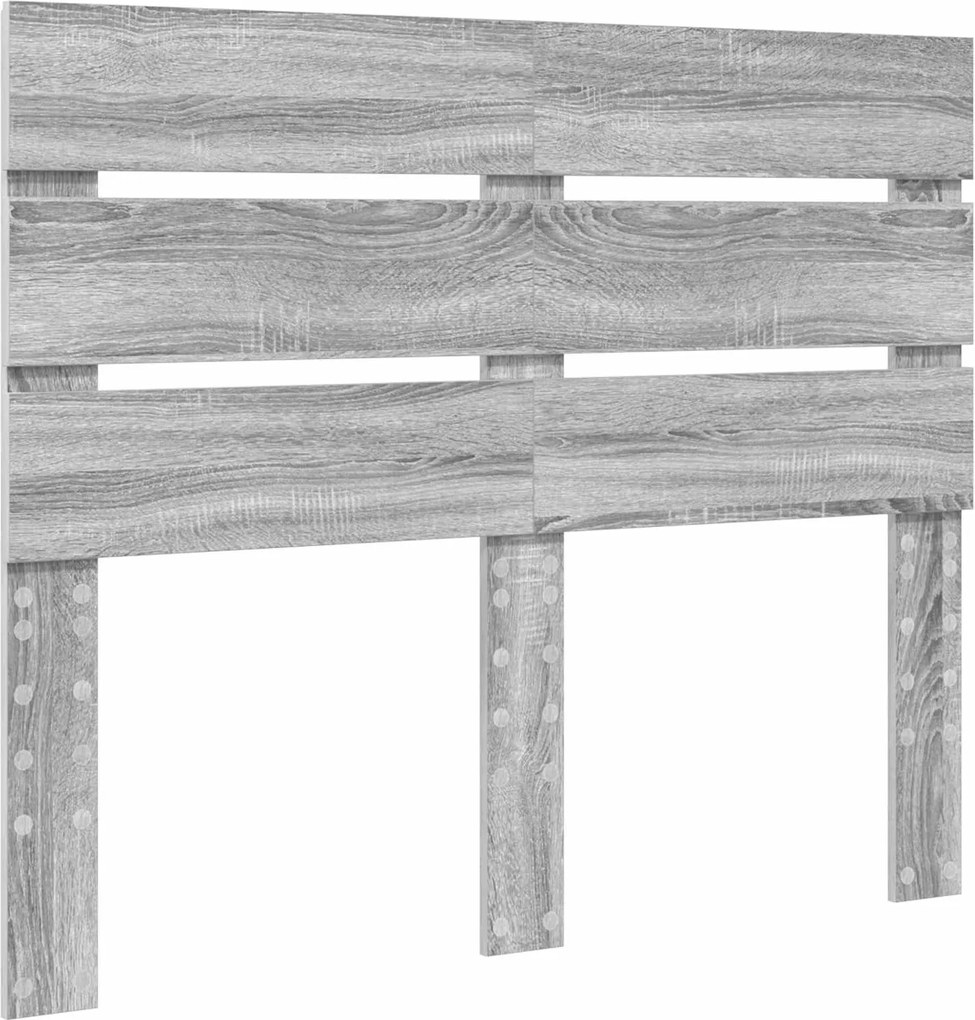 vidaXL Fejtámla Szürke Sonoma 120 cm Faanyag