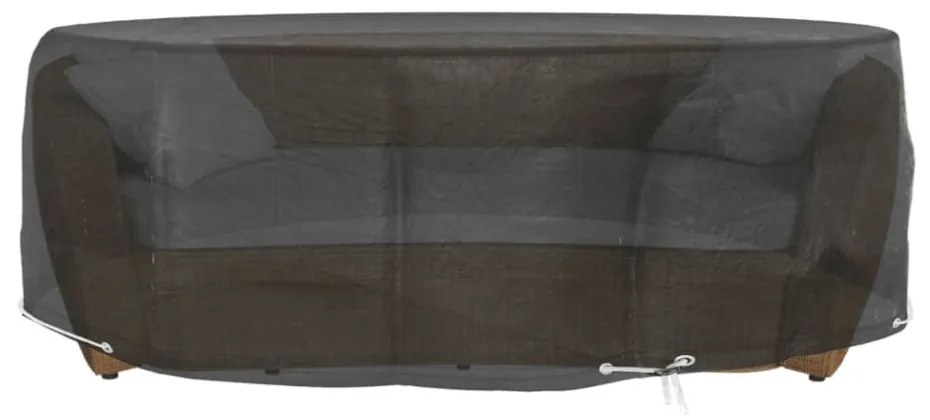 2 db kerek sziget-társalgóhuzat 8 fűzőlyukkal Ø188 x 50 cm