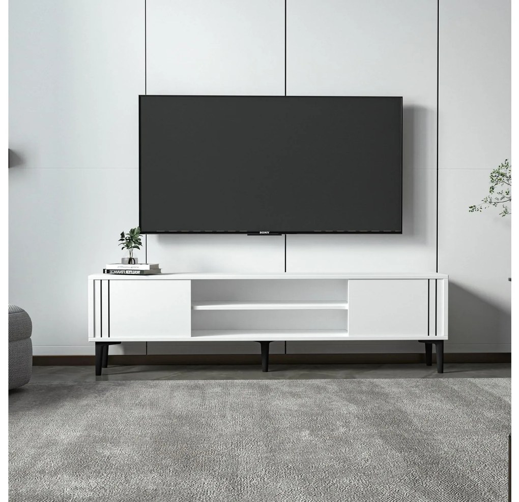 TV asztal/Szekrény Snowden (fehér) . 1102581