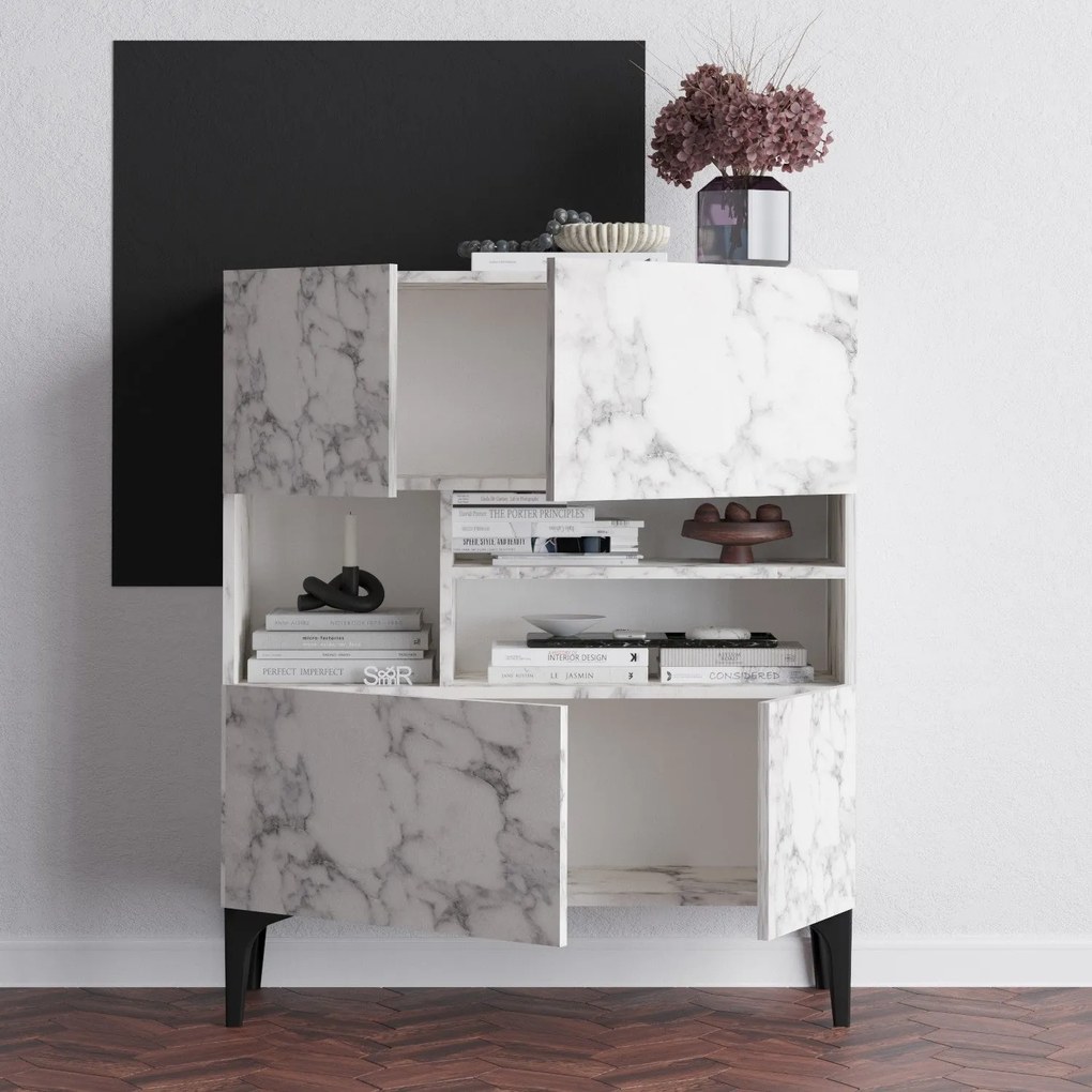 Konzolasztal Krista - Carrara Marble