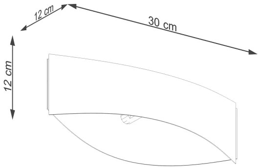 Sollux SL.1189 - TONI fali lámpa 1xG9/8W/230V fekete