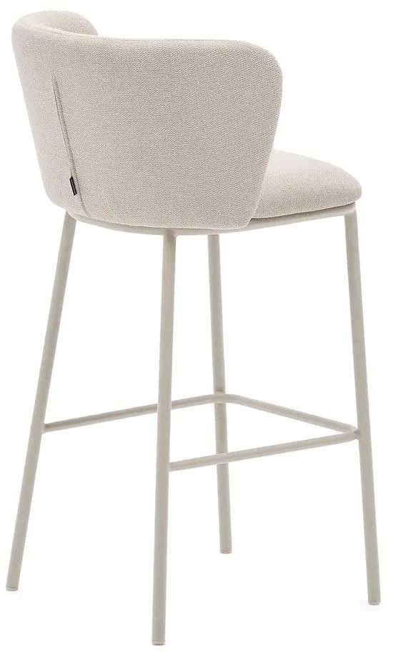 Bézs bárszék (ülésmagasság 75 cm) Ciselia – Kave Home