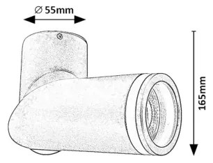 Rabalux 73032 - Spotlámpa SENOBIA 1xGU10/35W/230V