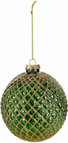 Clayre &amp; Eef karácsonyfadísz gömb díszítéssel, Clayre &amp; Eef