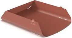 Irattálca, fém, ALBA, terrakotta (IAL42)
