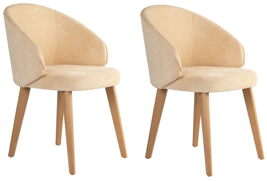 Bentley Beige and Light Oak étkezőszék szett, 2 db