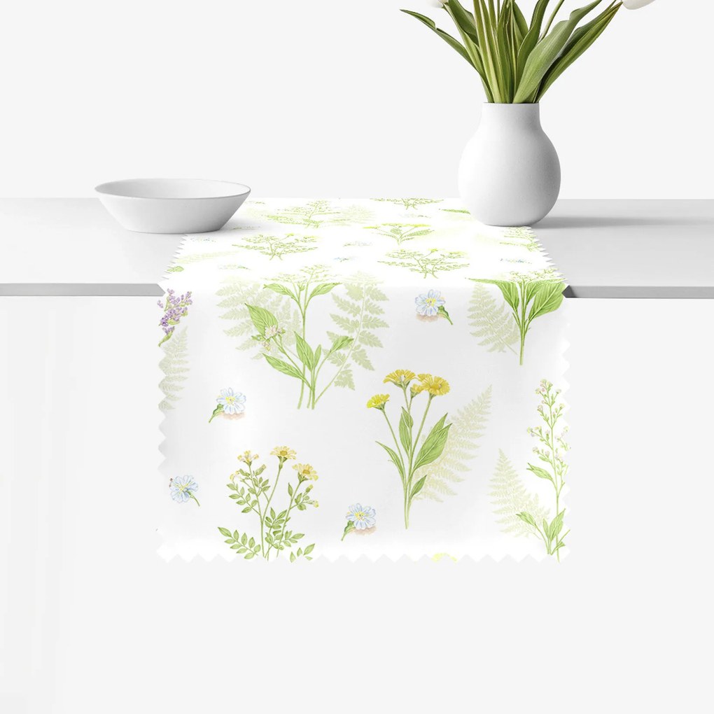 Goldea teflonbevonatú asztali futó - erdei virágok 35x160 cm