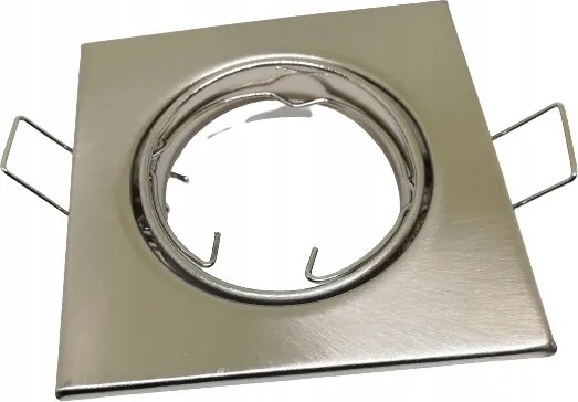 Keret dekorációs lámpatest négyzet szatén MR16 GU10