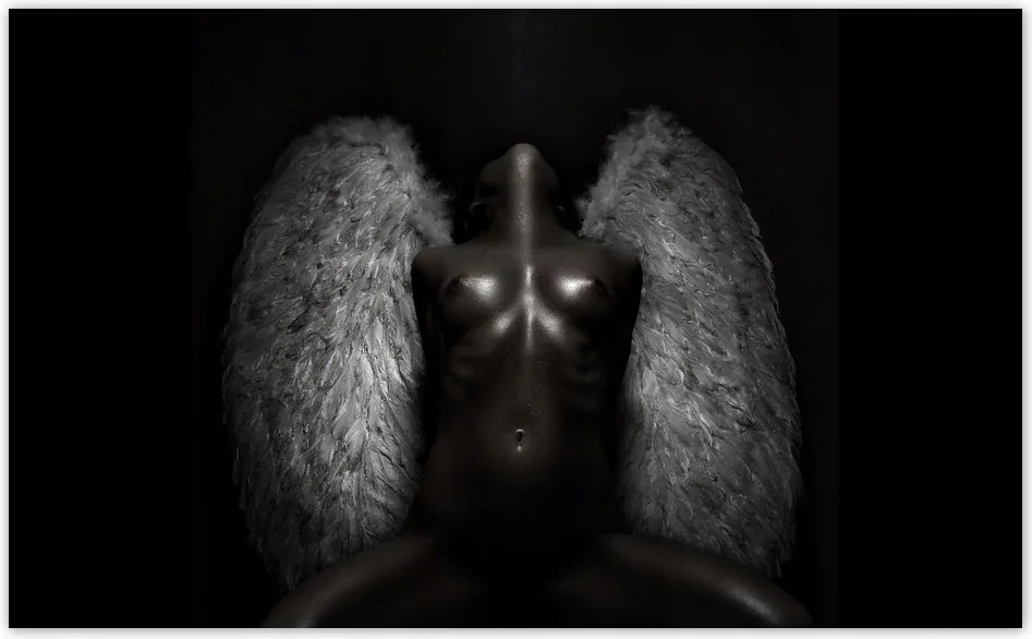 Fotótapéta flizelina 520x318 Angyali női akt