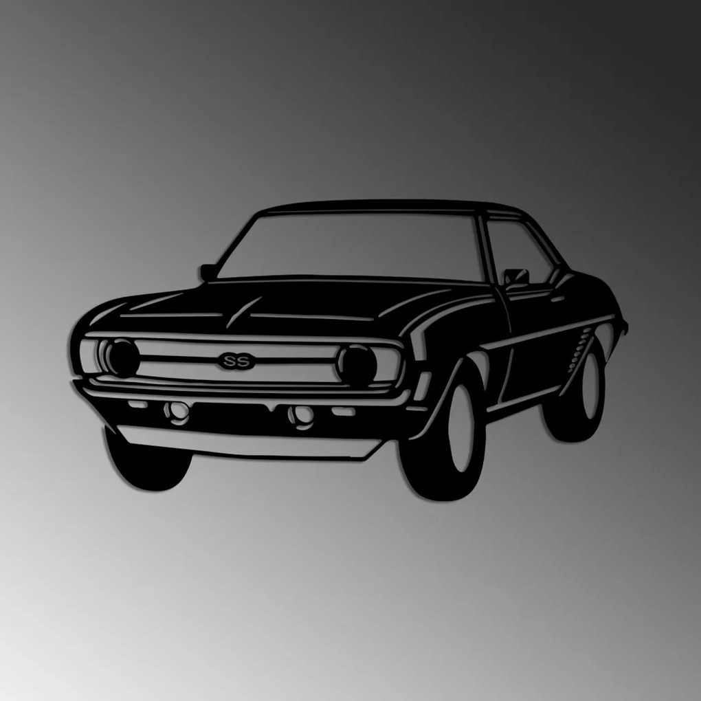 Chevrolet fém fali dekoráció, 60×33 cm