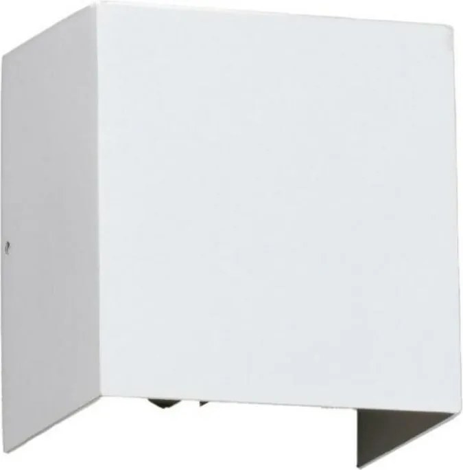 Faro Olan fali lámpa fehér, Led 6W, IP65, modern szögletes dizájn