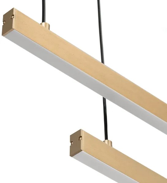 Argon 8839 - LED Csillár zsinóron MIAMI LED/74W/230V 3000K arany