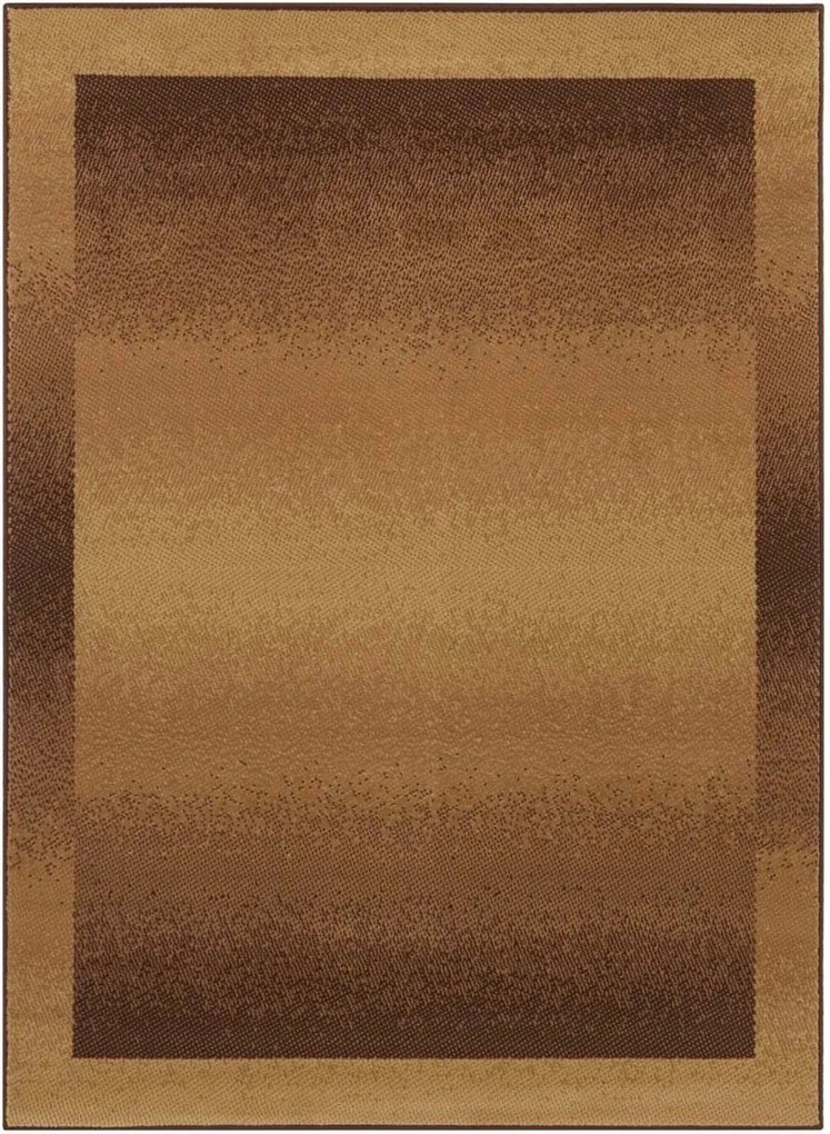 Modern barna-bézs nappali szőnyeg puha rövid hajjal 180x260