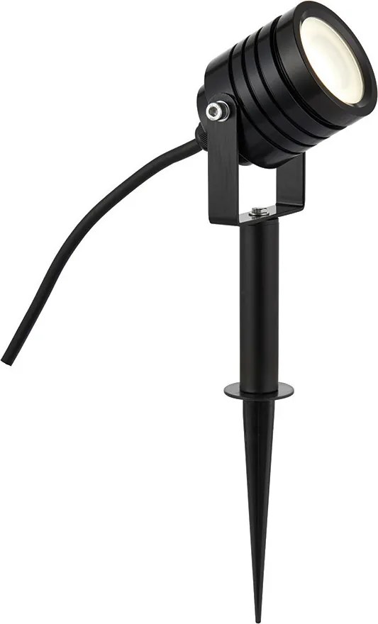 ENDON 78636 LUMINATRA Kültéri Növényvilágító Lámpa Fekete LED IP44