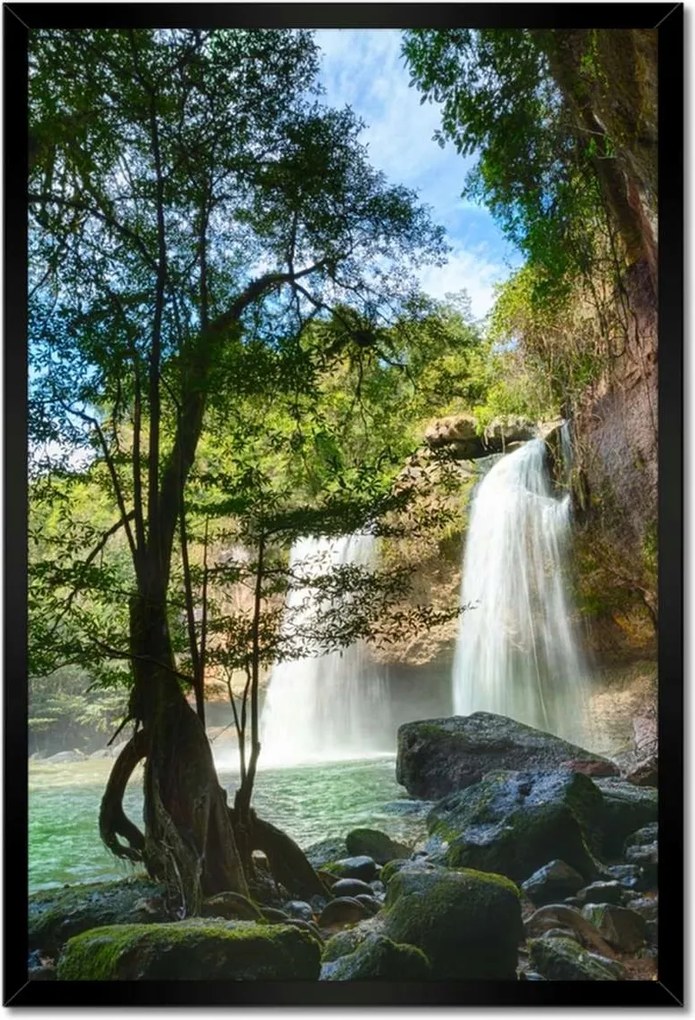 Poszterek keretben 40x60 Kaszkád vízesés