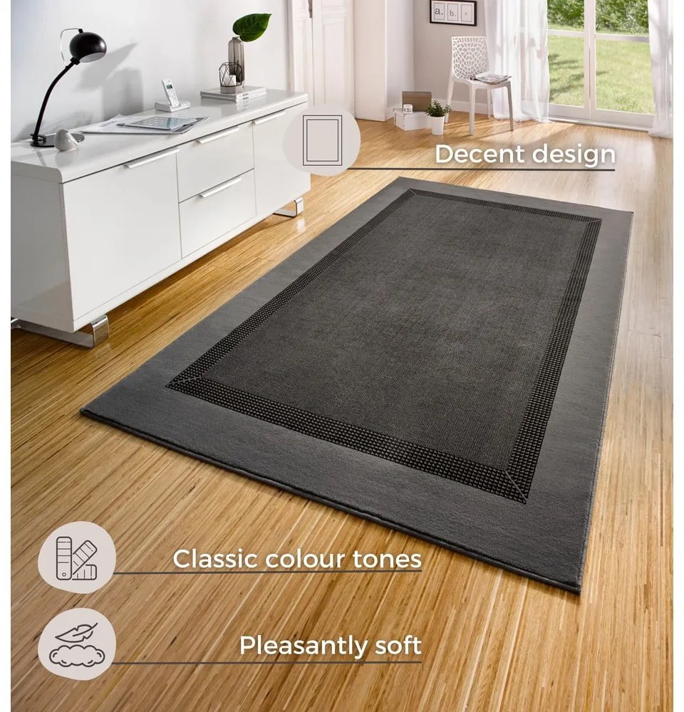 Basic szürke szőnyeg, 160 x 230 cm - Hanse Home