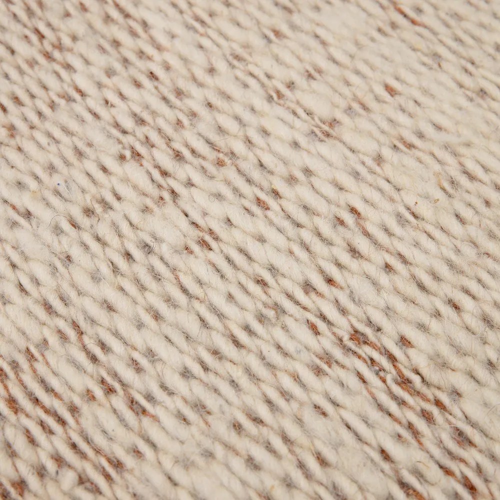 Krémszínű-terrakotta színű kézi szövésű gyapjú szőnyeg 120x170 cm Lima Rust – Asiatic Carpets
