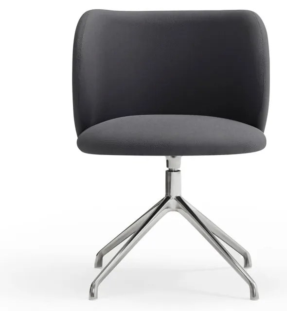 Sötétszürke kárpitozott étkezőfotel Mogi – Teulat