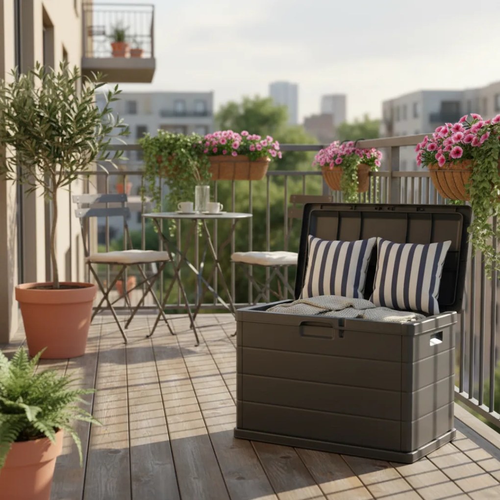 BETA tárolódoboz, 170L, 78x55x52cm, antracit I.P.A.E-Progarden