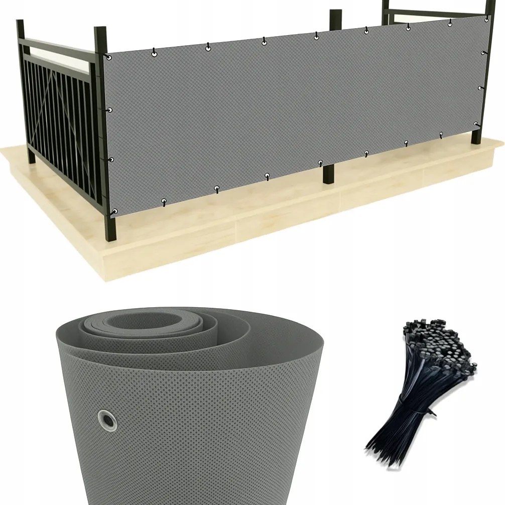 Erkélyvédő erkélyre, teraszra Ecoband 90x400cm vastag ajándék