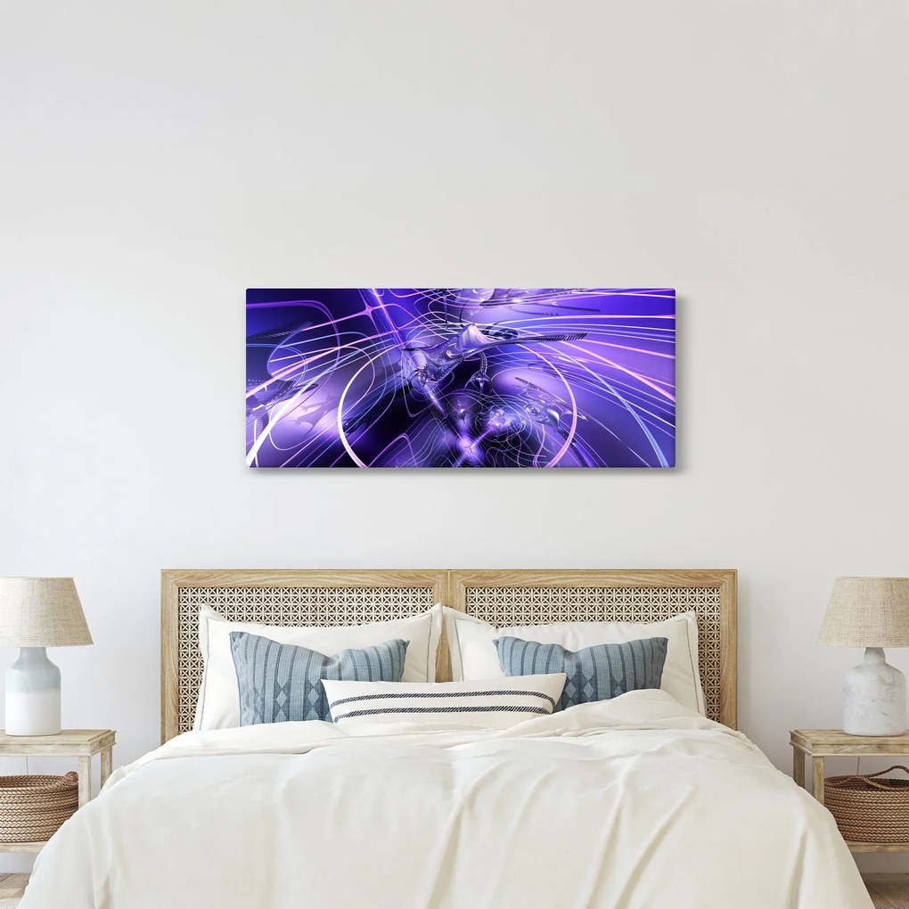 A technikai absztrakció képe (120x50 cm)