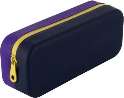 Tolltartó, display, cipzáras, szilikon, kétszínű, APLI Vibrant, vegyes színek (LCA20658)