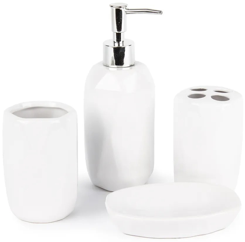 Dolomite fürdőszoba készlet, fehér