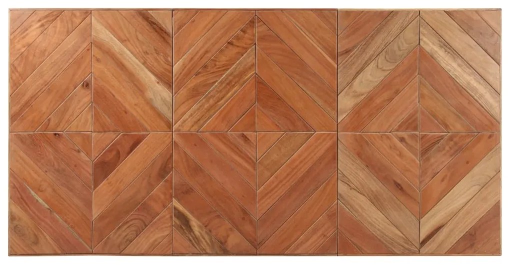 Tömör akác és mangófa étkezőasztal 140 x 70 x 76 cm