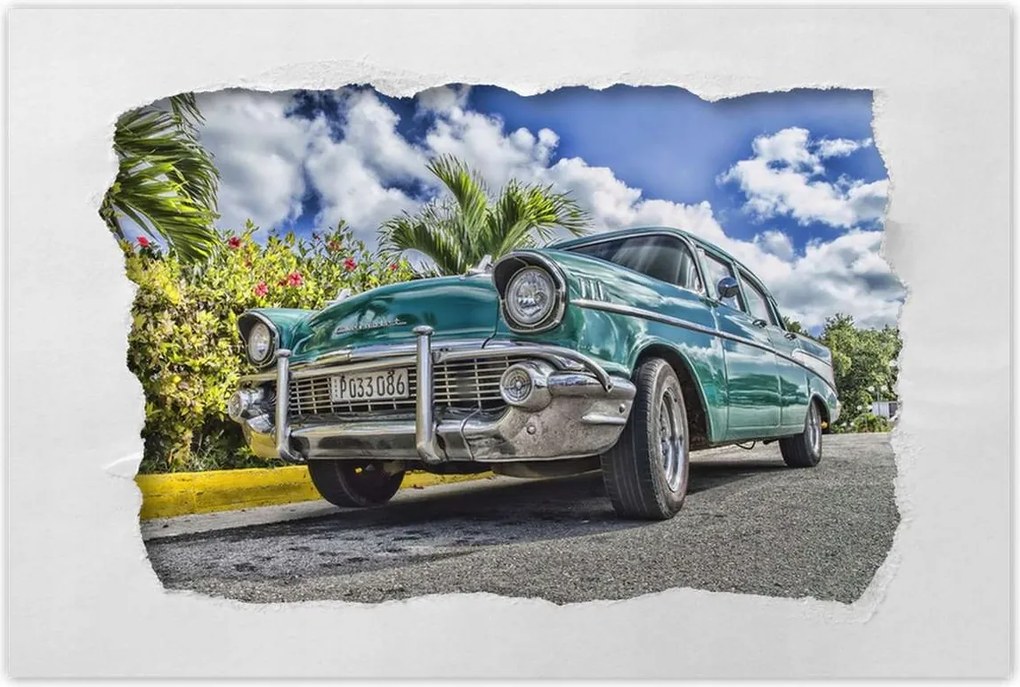 Poszterek 60x40 Kubai autó