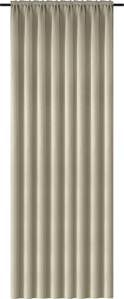 OXFORD bézs függöny 140x270 cm Felfüggesztés: Hullámos sínszalag