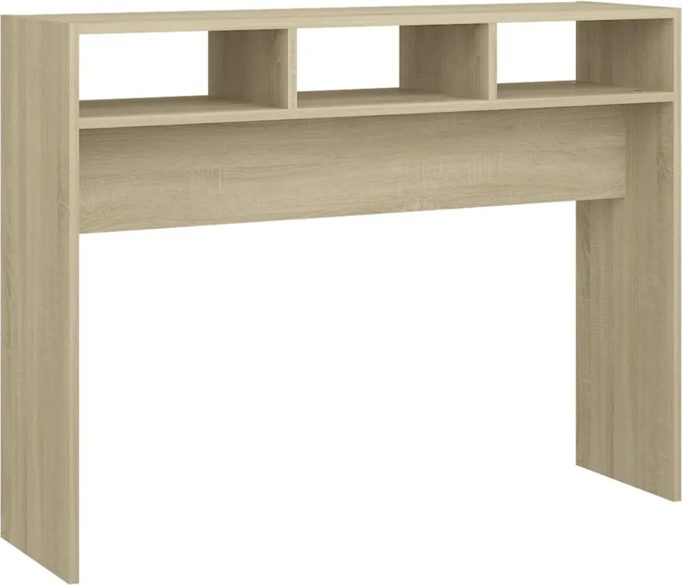 vidaXL sonoma tölgy színű szerelt fa tálalóasztal 105 x 30 x 80 cm
