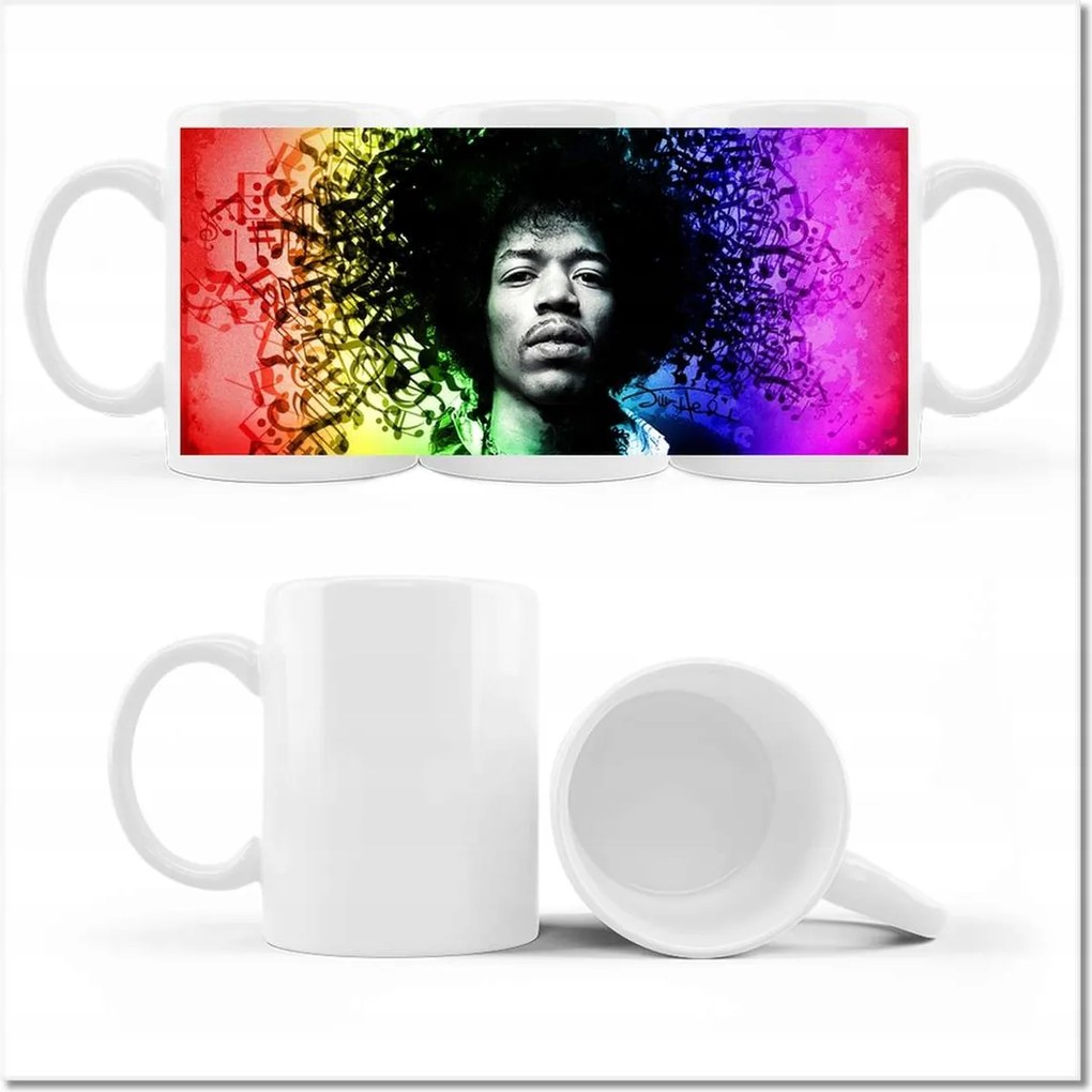 Fotó bögre Szivárvány Hendrix