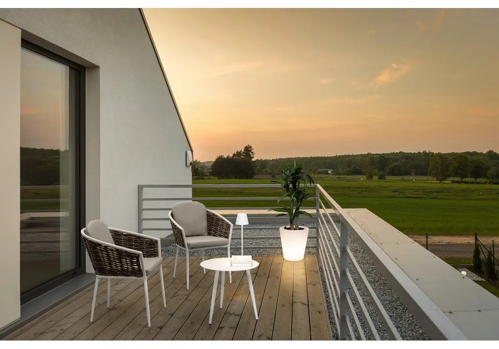 Alumínium kerek kerti kisasztal ø 50 cm Ridley – Bizzotto