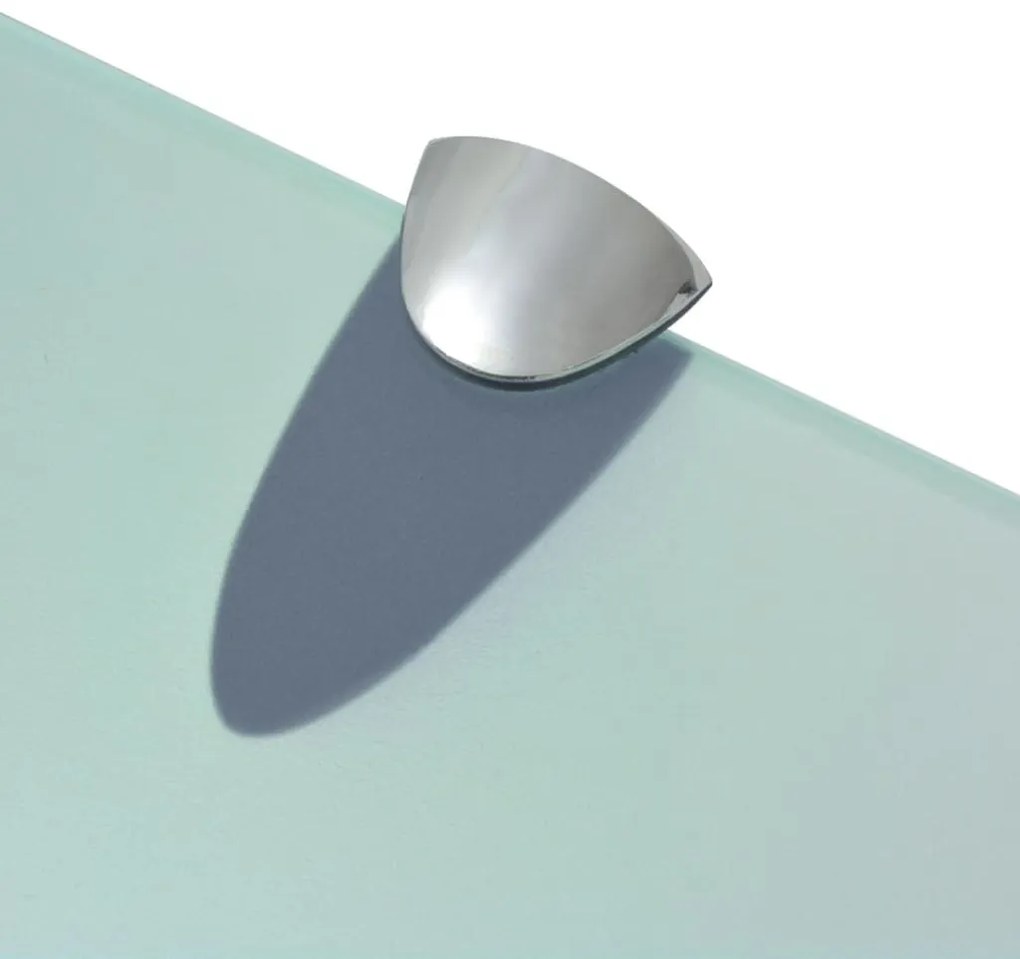 2 db lebegő üvegpolc 40 x 10 cm 8 mm