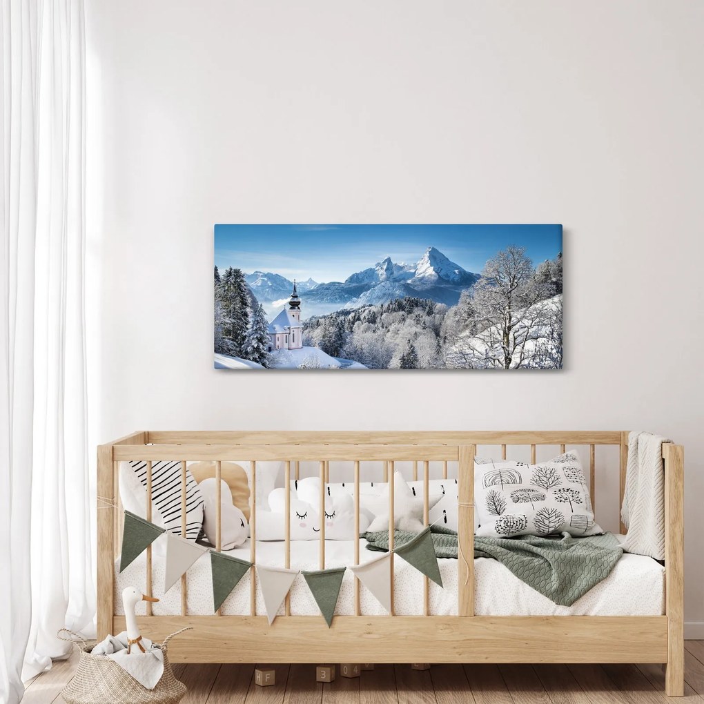 Kép - Havas táj (120x50 cm)