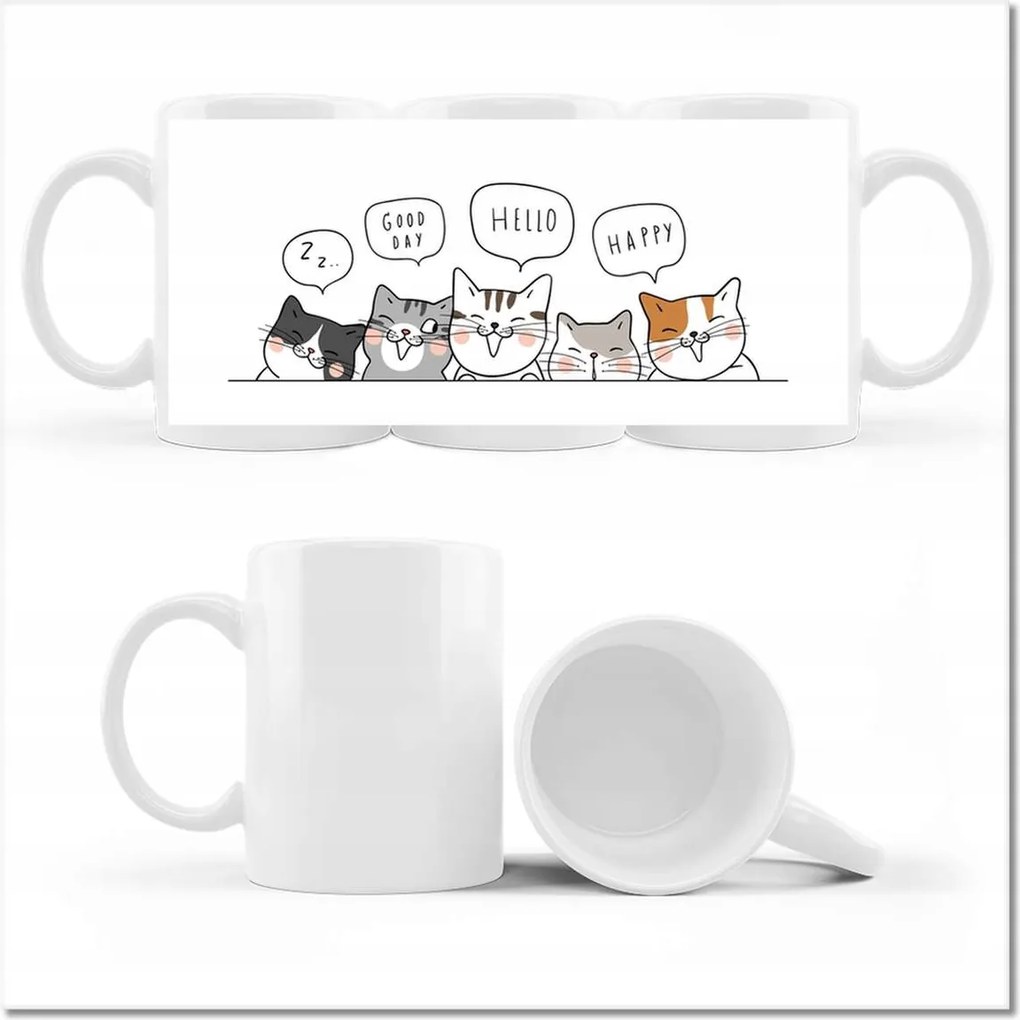 Fotó bögre Cica Cicák